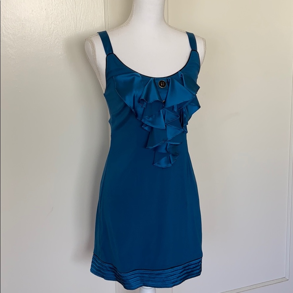 Hale Bob Ruthie Short Sleeve Dress - Blue